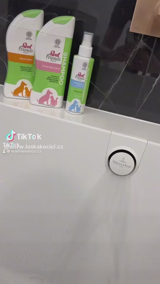Přírodní šampon pro dlouhosrsté psy a kočky 300 ml