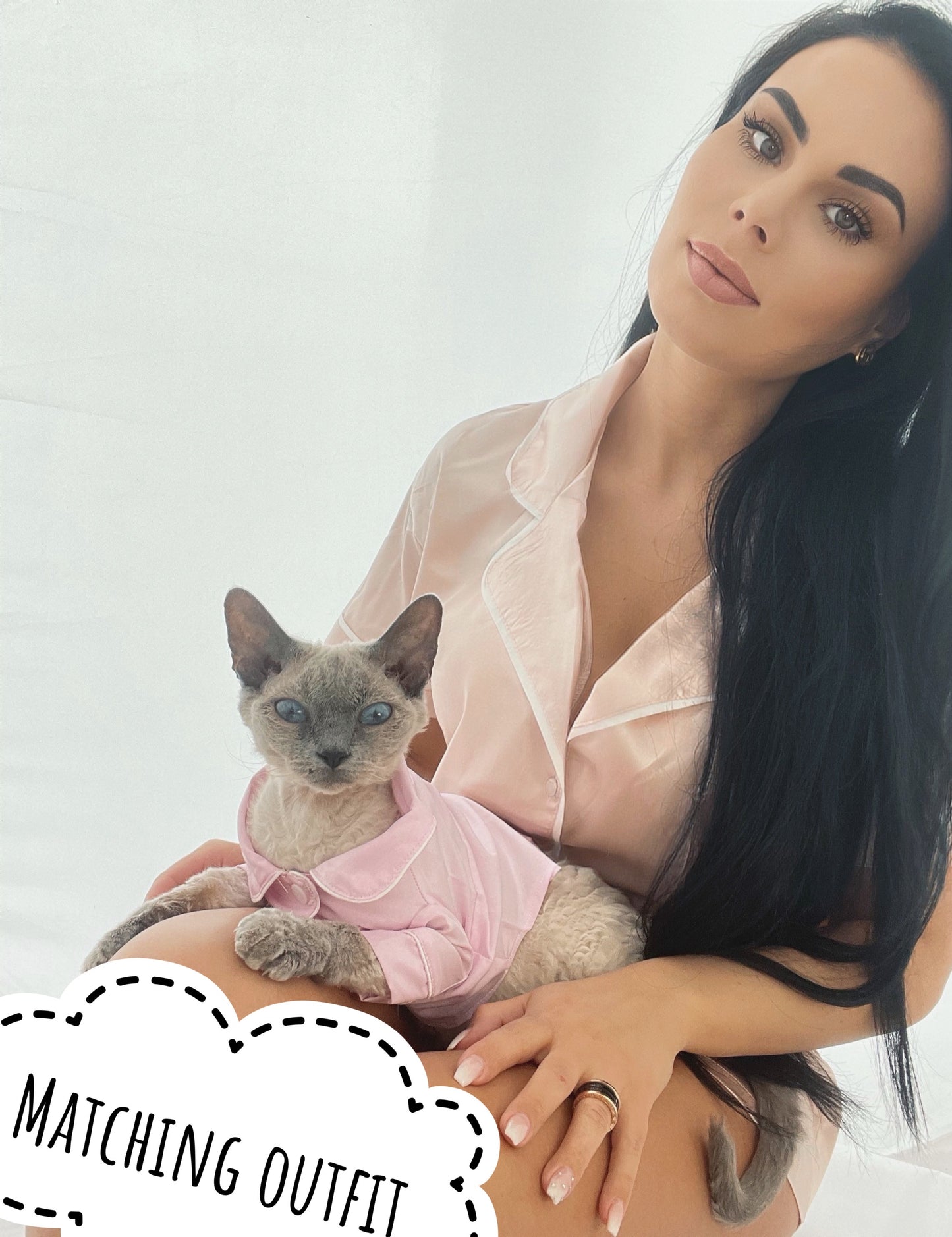Satin-Mieder für Hunde oder Katzen