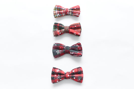 Christmas bow tie - collar version