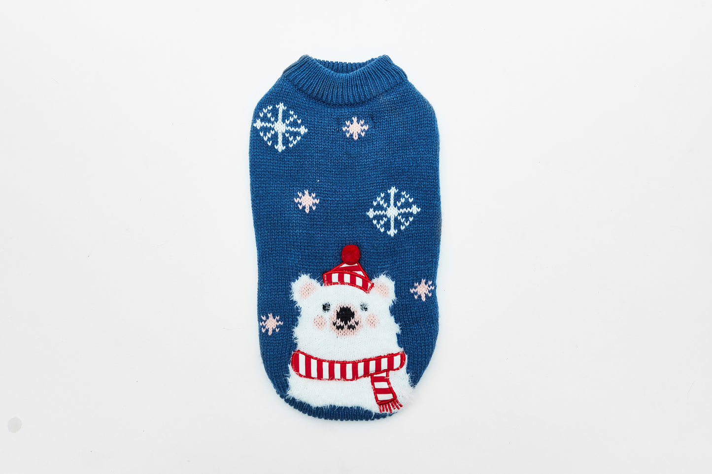 Weihnachtspulli mit Eisbär - LáskaKočičí.cz