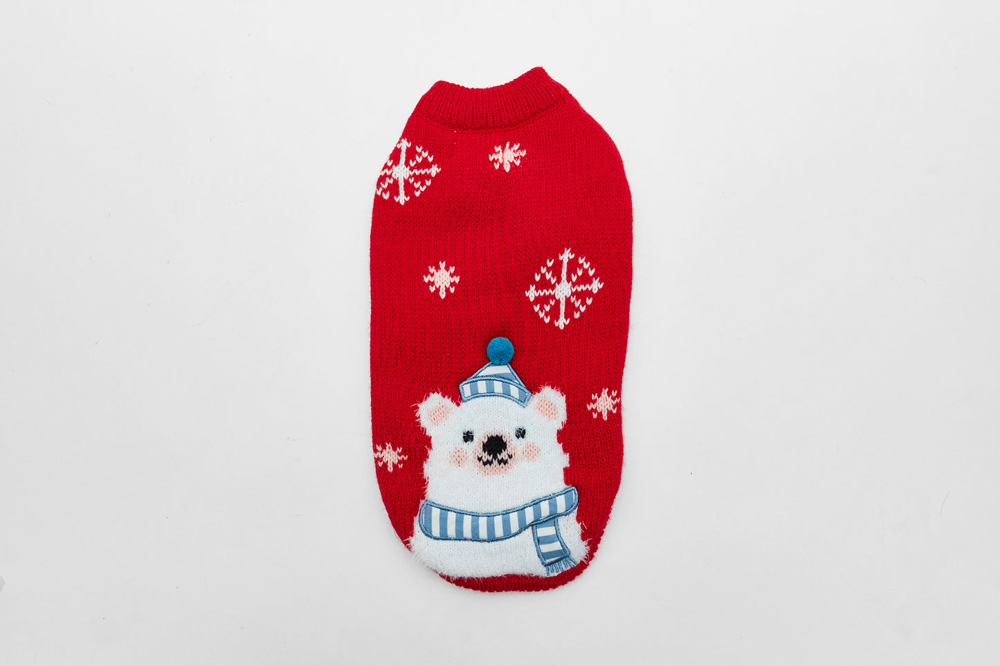 Weihnachtspulli mit Eisbär - LáskaKočičí.cz