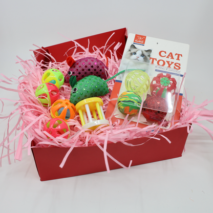 Dárková sada kočičích hraček