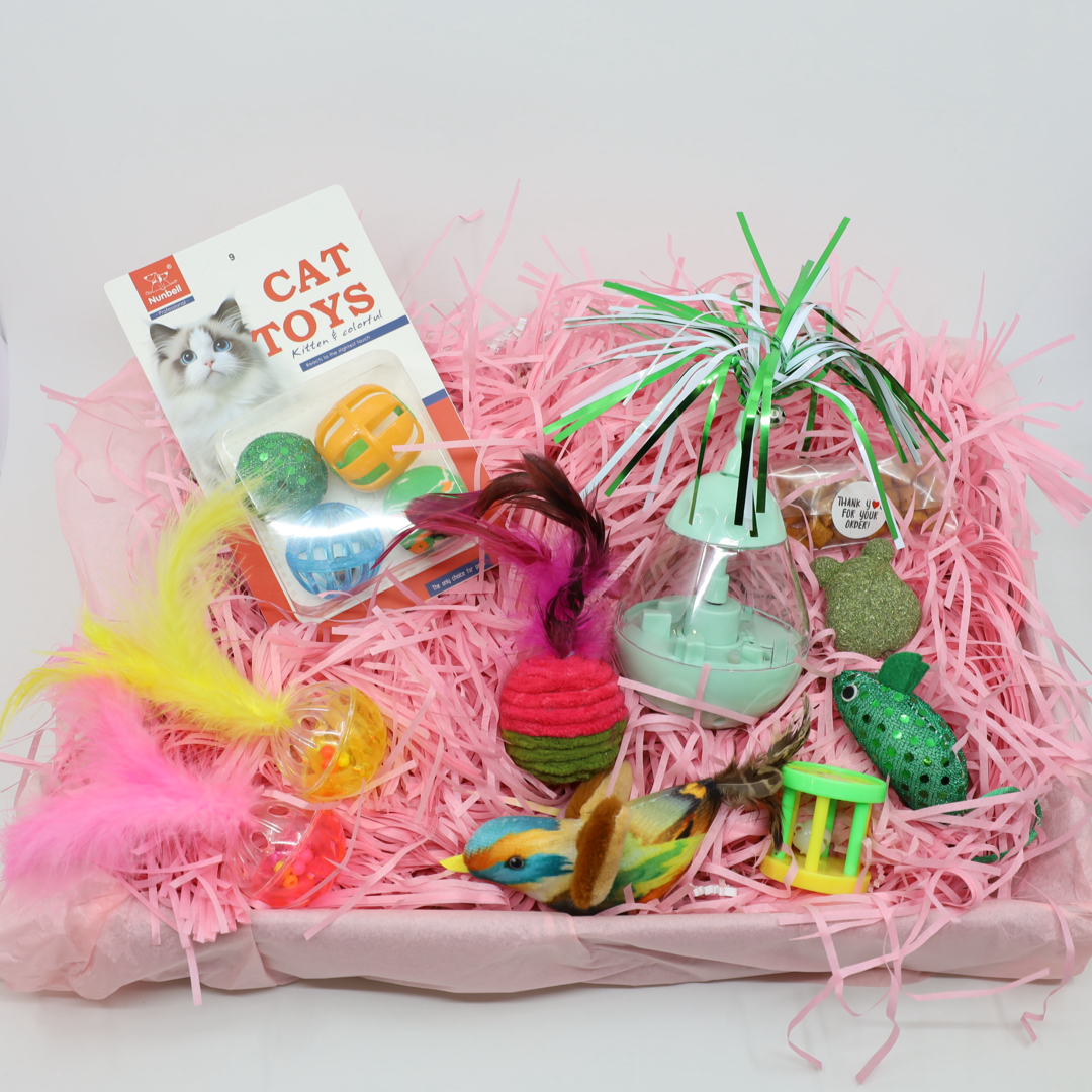 Dárková mega sada kočičích hraček