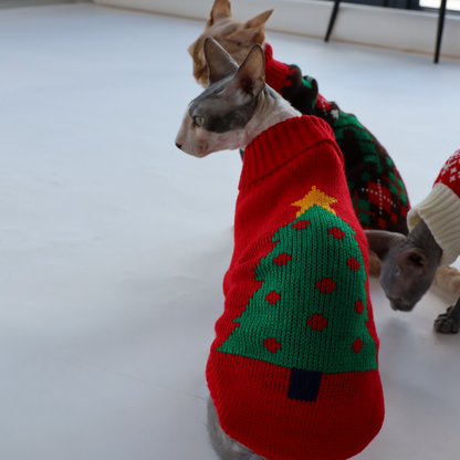 Vánoční svetr pro kočky a malé psy