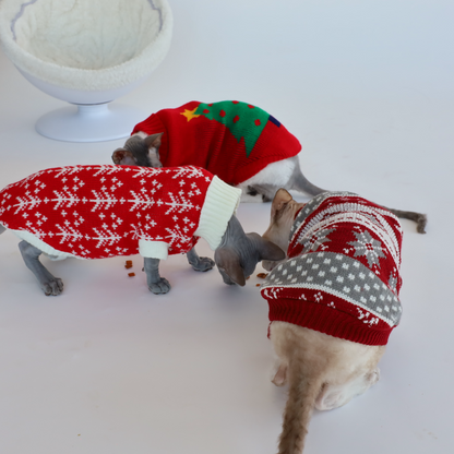 Vánoční svetr pro kočky a malé psy