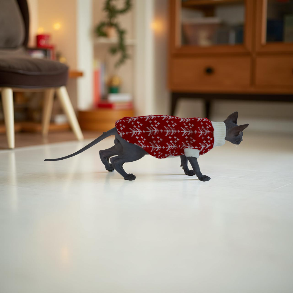 Vánoční svetr pro kočky a malé psy