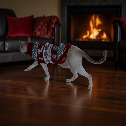 Vánoční svetr pro kočky a malé psy