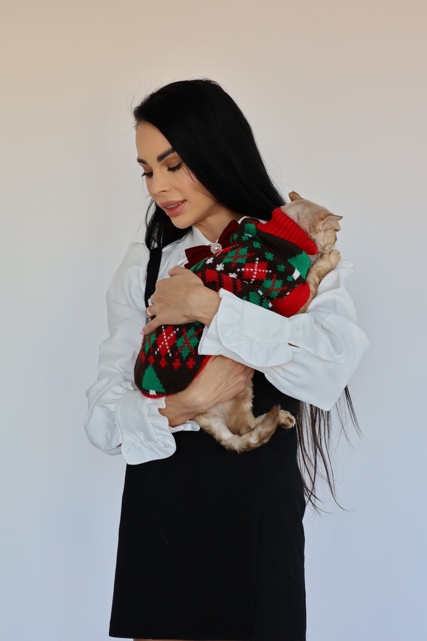 Vánoční svetr pro kočky a malé psy