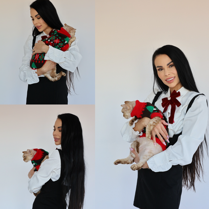 Vánoční svetr pro kočky a malé psy