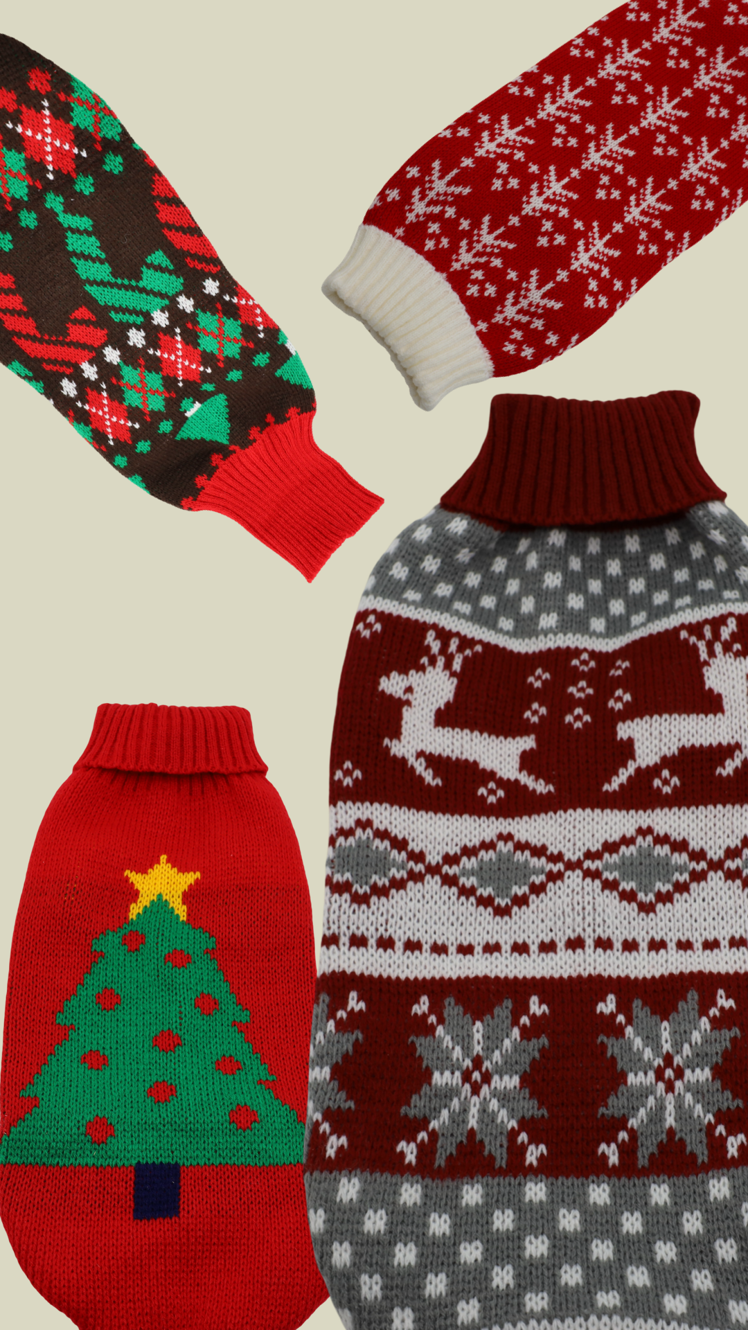 Vánoční svetr pro kočky a malé psy