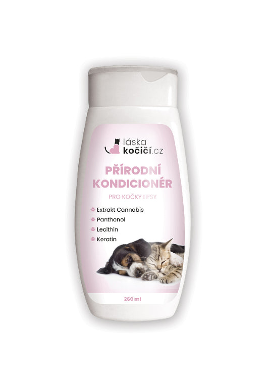 Natural conditioner for cats and dogs